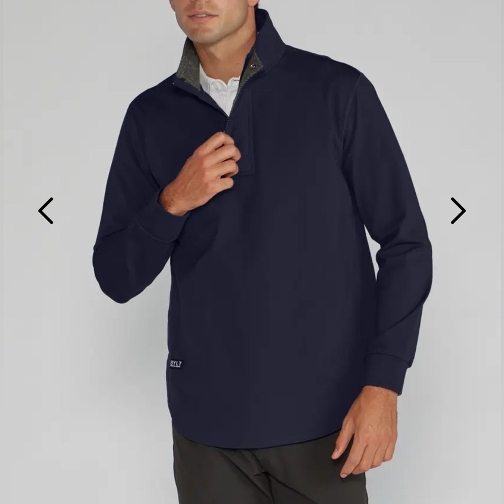 Bylt Elite+ Fairway Drop-Cut Pullover Mens Medium Navy